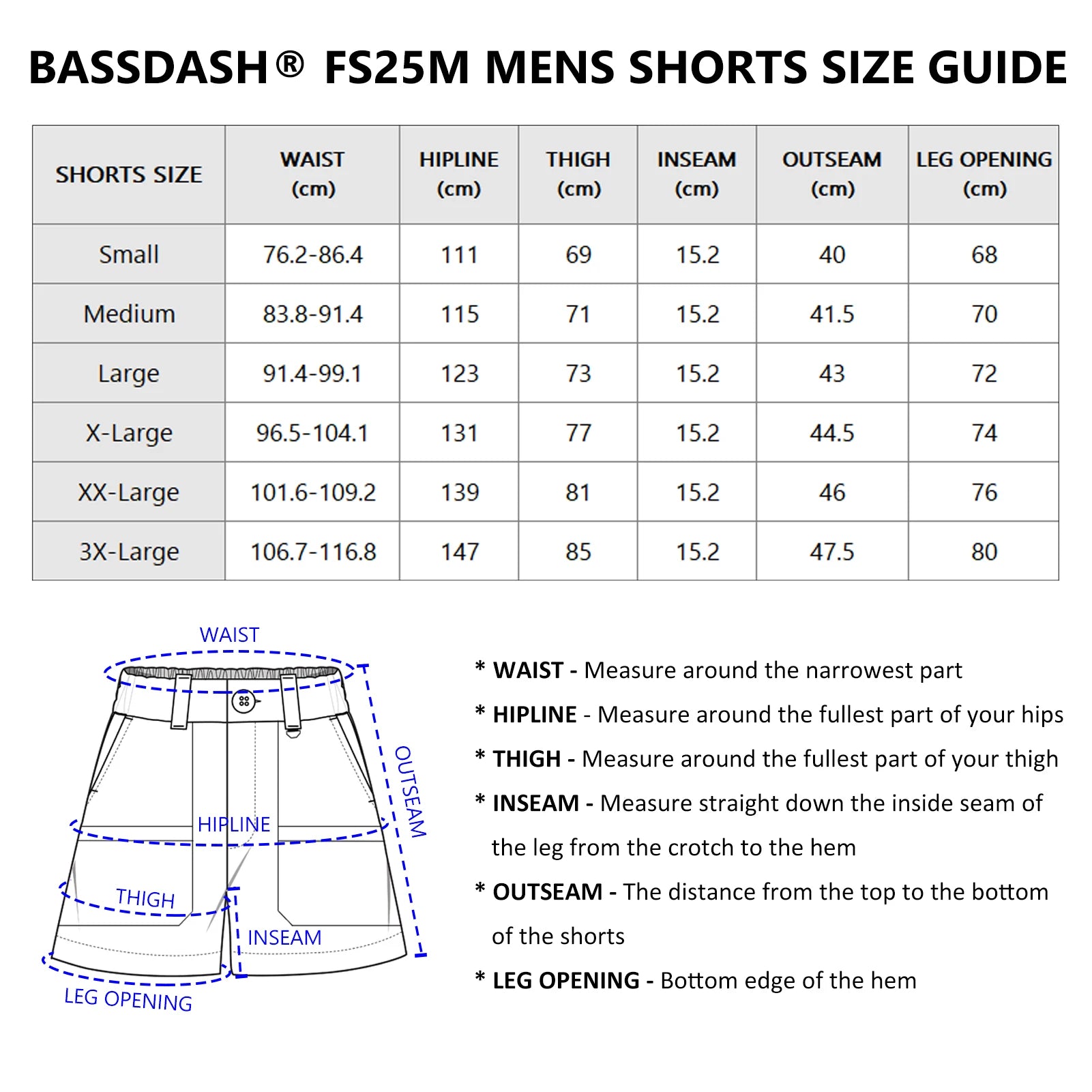 Bassdash Men's 6" Fishing Shorts UPF 50+ Water Resistant Quick Dry Hiking Cargo Shorts with Multi Pocket FS25M - Wild Frontier Gear LLC