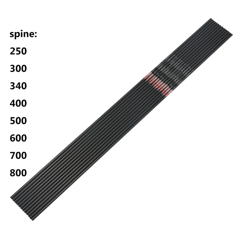 6/12pcs Linkboy Archery ID6.2mm Pure 100% 3K Carbon Arrows Shafts 32" Sp250-800 Compound Traditional Bow arco e flecha hunting - Wild Frontier Gear LLC