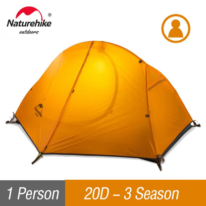 Naturehike Cycling Tent Ultralight 20D Single Person Tent - Wild Frontier Gear LLC