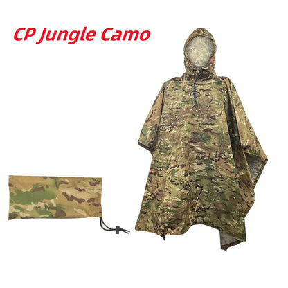 Man Military Impermeable Zipper Camo Raincoat Waterproof Rain Coat Men Raincoat Women Awning The Rain Motorcycle Rain Poncho