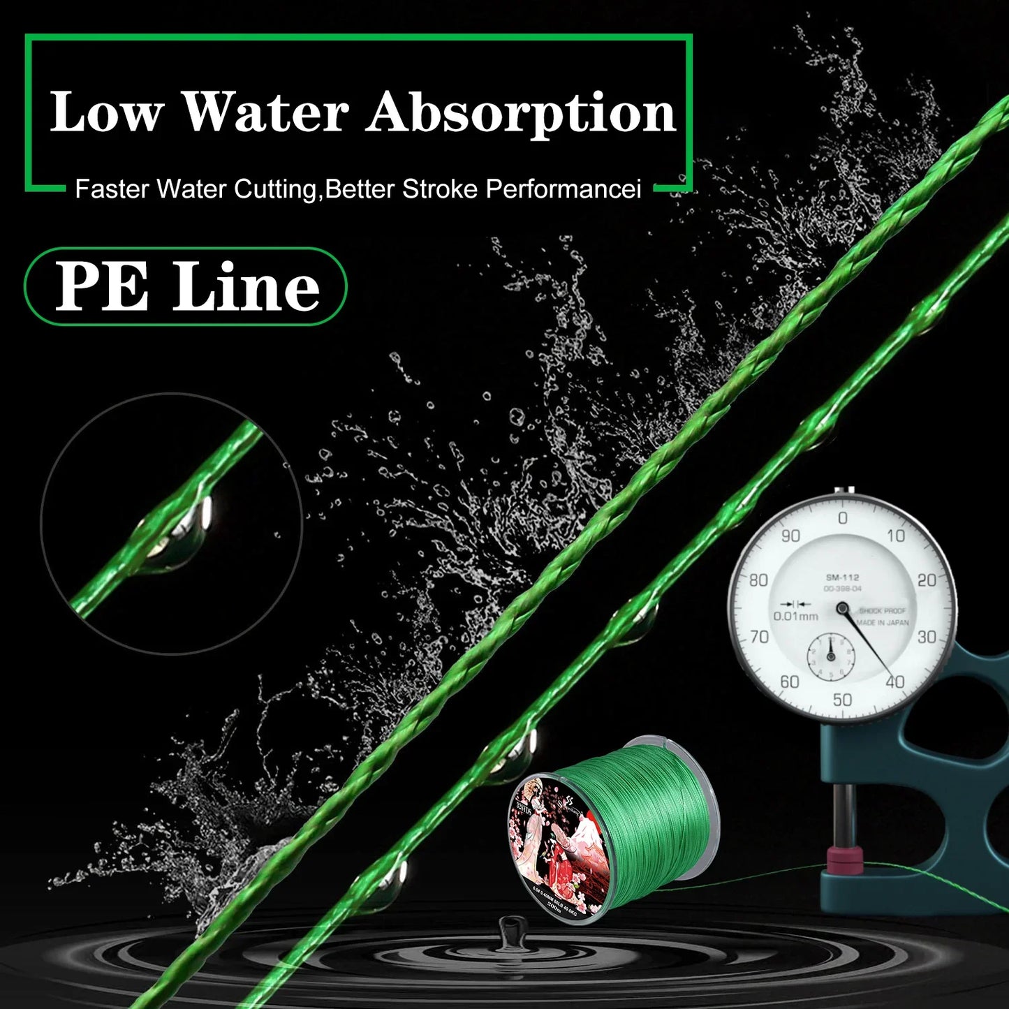 Sougayilang Braided Fishing Line X8 – High-Strength Multifilament PE Line for Freshwater & Saltwater