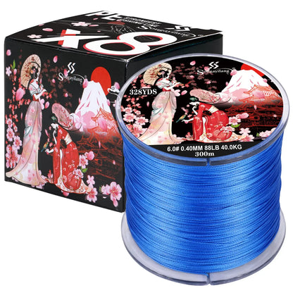 Sougayilang Braided Fishing Line X8 – High-Strength Multifilament PE Line for Freshwater & Saltwater