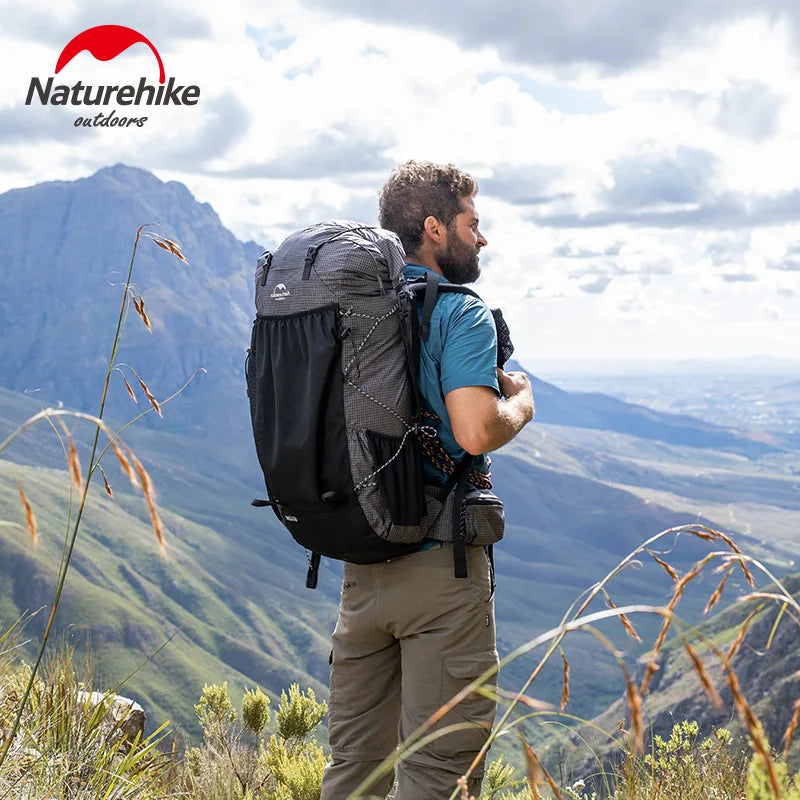 Naturehike Ultralight Backpack 60+5L/40L With Frame Waterproof Travel Bag Large Capacity Camping Outdoor Hiking With Rain Cover Wild Frontier Gear LLC