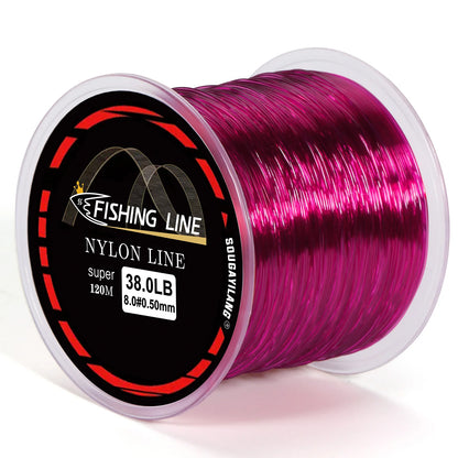Sougayilang Nylon Fishing Line 120m Nylon Line Fluorocarbon Fishing Line for SaltWater Pesca