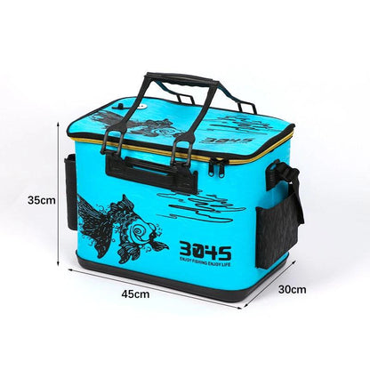 Portable Fishing Bucket Folding EVA Fishing Tackle Bag 6 Style Live Fish Box Fishing Tool Gear Accessories 36/40/45cm - Wild Frontier Gear LLC