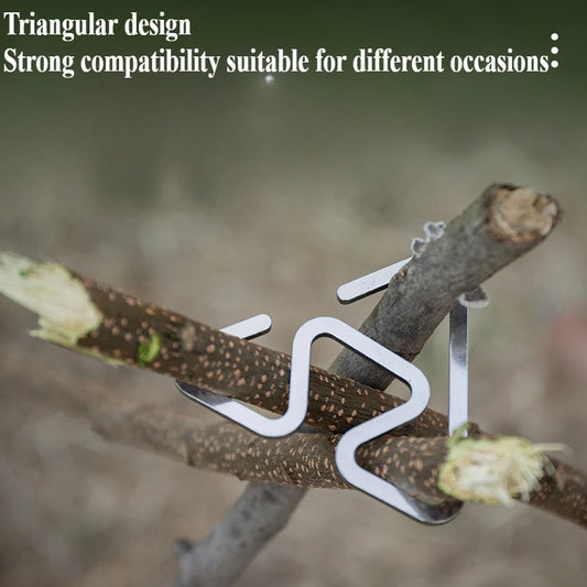 1pc Outdoor Stainless Steel Hooks Ultra Light Camping Tools - Wild Frontier Gear LLC