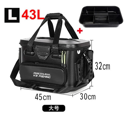 Portable Light 21L 30L 43L Fishing Box Tackle Box Outdoor Tank Case Gear Tools Fish Storage Sea Fishing with Portable Air Holes - Wild Frontier Gear LLC