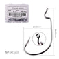 10pcs/ Box Fishing hook Offset 8# - 5/0# crank hook for soft worm bait fishhook crankbait fishing tackle accessories pesca hooks