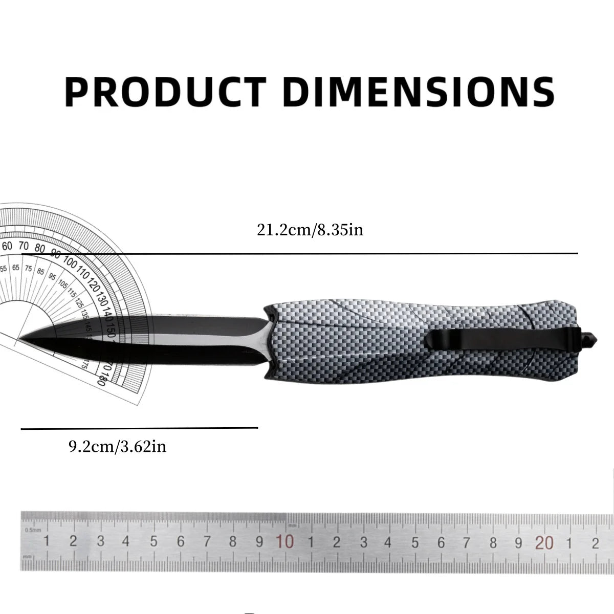 High hardness sharp camping knife micro technology outdoor portable fishing knife,Slim Survival Knife with Clip and Liner Lock,
