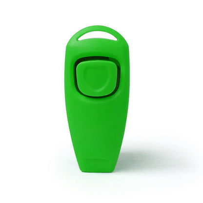 2 In 1 Pet Dog Clicker Dog Training Whistle Clicker Dog Trainer Puppy Stop Barking Training Aid Tool with Key Ring Pet Supplies