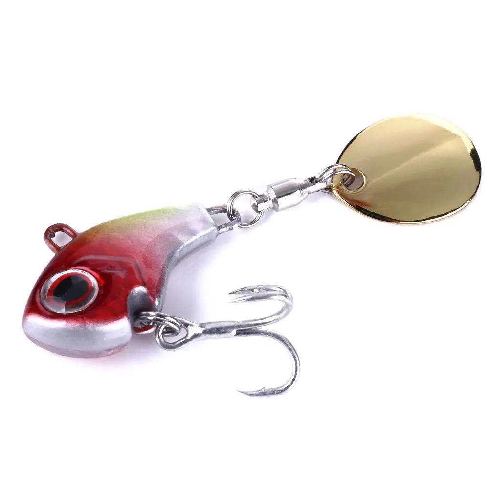 VIB Tail Spinner Fishing Lures - Metal Spoon Jigs for Bass, Pike, and Trout Tackle - Wild Frontier Gear LLC