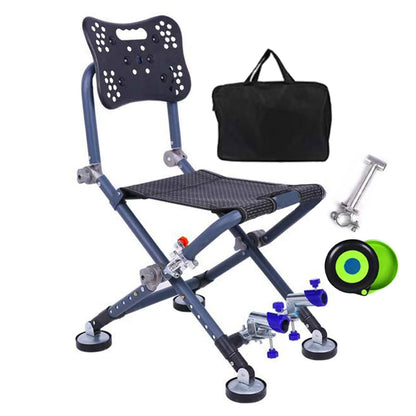 Travel Ultralight Folding Chair Superhard High Load Outdoor Camping Chair Portable Beach Hiking Picnic Seat Fishing Tool - Wild Frontier Gear LLC