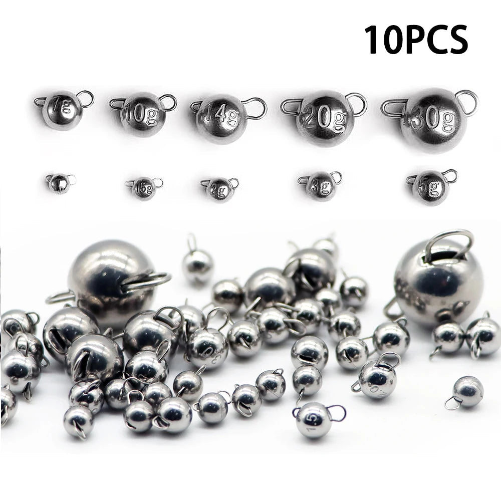 10/1PCS Fishing Tackle Tungsten Jig Cheburashka Wolfram Drop Shot Weights Sinkers TUNGSTEN CHEBURASHKA SINKER Weight Wild Frontier Gear LLC