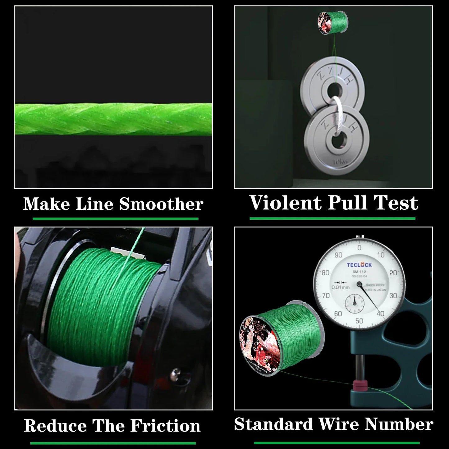 Sougayilang Braided Fishing Line X8 – High-Strength Multifilament PE Line for Freshwater & Saltwater