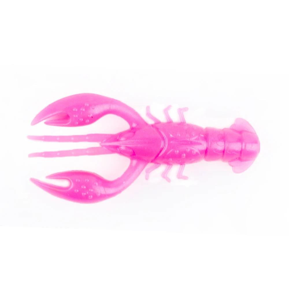 Hanlin Floating 65mm 4g Crawfish Larvae Soft Silicone Bait Jigs Wobbler Worms Fishing Lures Artificial Swimbait Bass Pike Tackle Wild Frontier Gear LLC