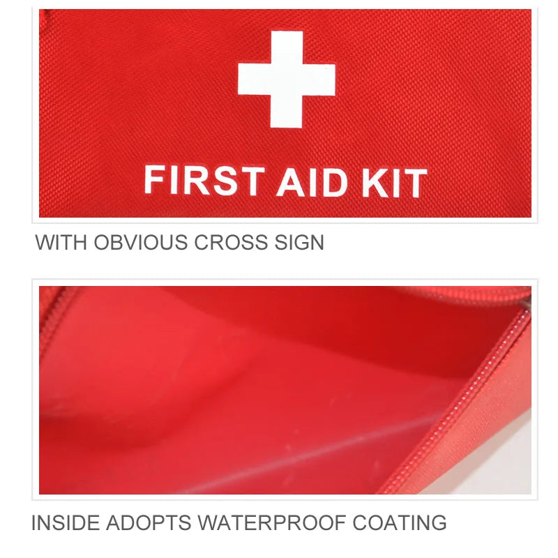40/50/80pcs Full Kits Portable Mini Outdoor Waterproof First Aid Kit For Emergency Medical Treatment Car Travel Hiking Camping Wild Frontier Gear LLC