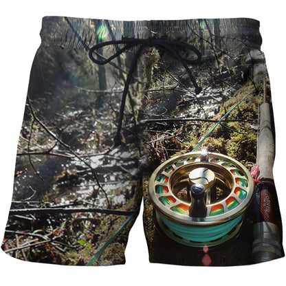 3D Print Men's Beach Style Shorts Summer Fishing Men's Universal Animal Fish Loose Shorts Men's Sports High Waist Swimsuit 2023 - Wild Frontier Gear LLC