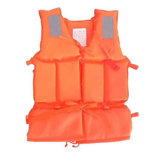 New Orange Adult Childen Foam Flotation Swimming Life Jacket Vest With Whistle Boats Fishing Vest Swimming Drifting Vest - Wild Frontier Gear LLC