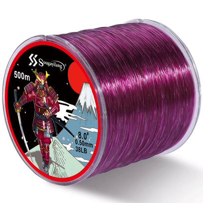 Sougayilang 500M Nylon Fishing Line Made of Japanese Material Strong Line Monofilament for Perch and Carp Fishing Accessories