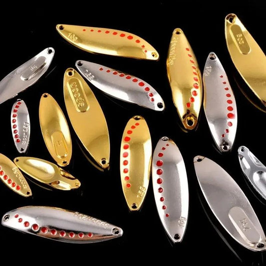 HARKO Metal Spinner Lures for Bass, Pike, and Perch - Various Weights for All Fishing Environments - Wild Frontier Gear LLC