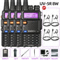 1/2/4 PCS Baofeng UV-5R 8W Walkie Talkie Ham Radio Dual Band VHF UHF Portable FM Amateur 1800mAh UV5R  Two way Radio For Climb