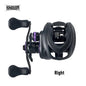 Ultra-Lightweight Kingdom Micro Pro Baitcasting Fishing Reel - 138g, 7.6:1 Gear Ratio, 4.6kg Max Drag, Carbon Construction - Wild Frontier Gear LLC