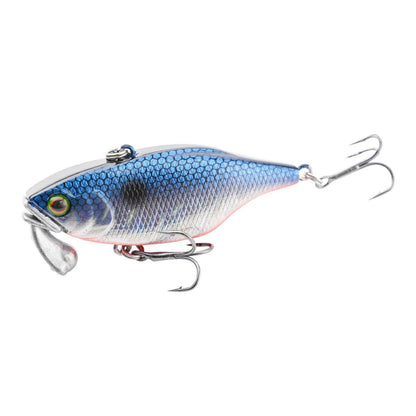 TeStar 60mm 18g Long-Casting Vibration Fishing Lure with 3D Eyes - Artificial Wobbler for Bass and Trout - Wild Frontier Gear LLC
