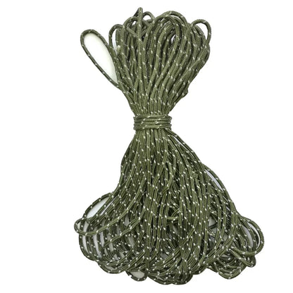 20m 2.5mm Reflective Paracord Tent Cord Rope for Camping - Wild Frontier Gear LLC