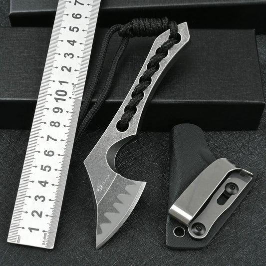 Mini Axe Ttactical Survival Gear Knives Army Fixed Blade Self Defense Outdoor Camping Hunting Knife For Men EDC Tool