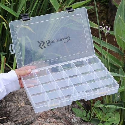 Sougayilang Lure Case Plastic Fishing Bait Jig Lure Fishing Hooks Storage Box High Strength Fishing Tackle Accessory Boxes