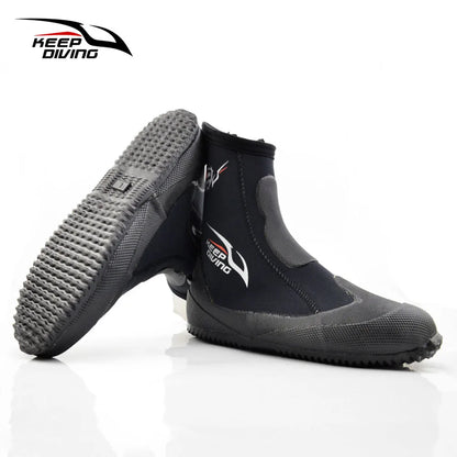 Title: These 5mm Neoprene Scuba Diving Boots Will Keep Your Feet Warm No Matter How Cold the Water Gets!