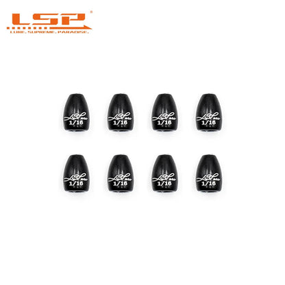 LSP Texas Rig Tungsten Sinker 1/16 - 1 Oz Bullet Bass Fishing Weight 1.8-28g Lure Accessories Fishing Goods For Winter Fishing Wild Frontier Gear LLC