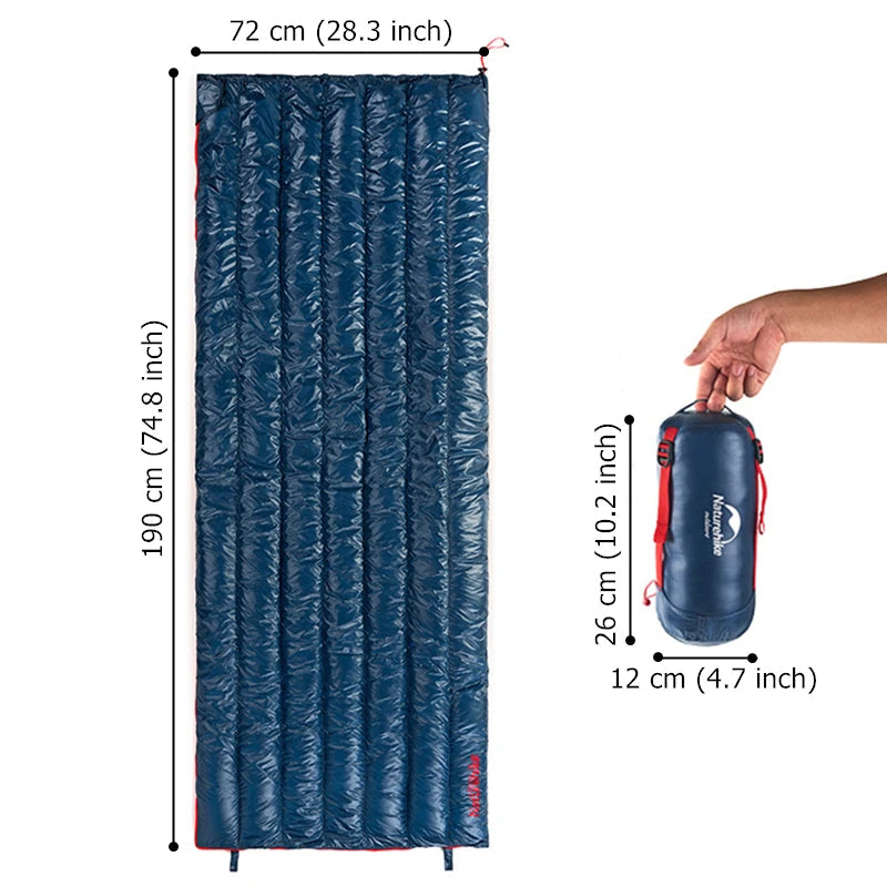 Naturehike cw280 Sleeping Bag Naturehike CWM400 Camping Ultralight Sleeping Bag Winter Duck Down Waterproof Sleeping Bags Wild Frontier Gear LLC