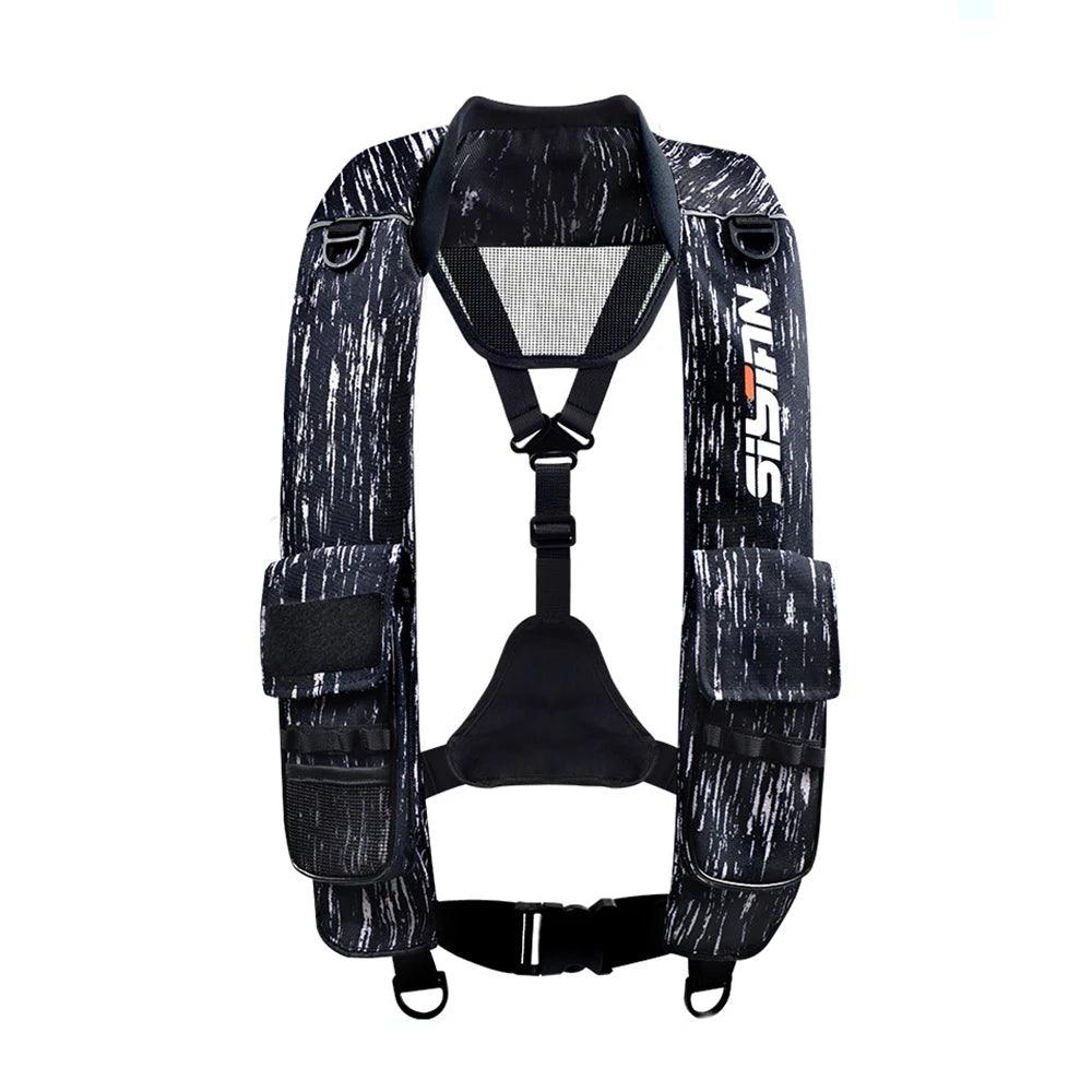 Automatic inflatable life jacket for adult swimming, water sports life jacket, automatic and manual - Wild Frontier Gear LLC