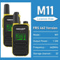 TIDRADIO 2pcs TD-M11 Mini Walkie Talkie FRS Long Range Rechargable Portable Kids Two Way Radio Type-C Charger for Camping Trip