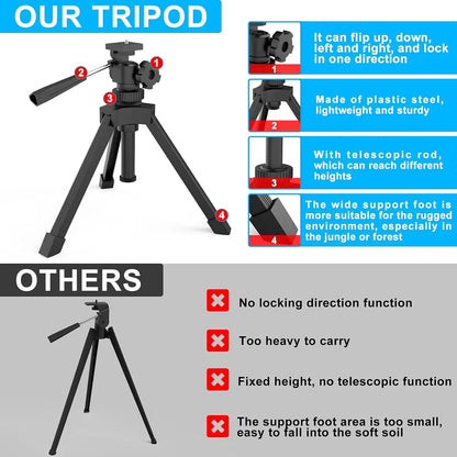 20-60x60AE 45 Degree Angled Spotting Scope with Tripod, Phone Adapter, Carry Bag, Scope for Target Shooting Bird Watching Huntin