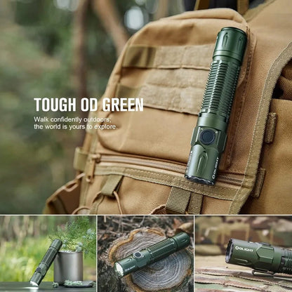 OLIGHT Warrior 3S 2300 Lumens Rechargeable Tactical Flashlight, Compact Dual-Switches LED Bright Light with Proximity Sensor Wild Frontier Gear LLC