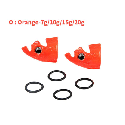 LETOYO 2PCS Luminous EGI for tip run squid lure TR Sinker weight eging for Webfoot Octopus Cuttlefish sea fishing accessories Wild Frontier Gear LLC