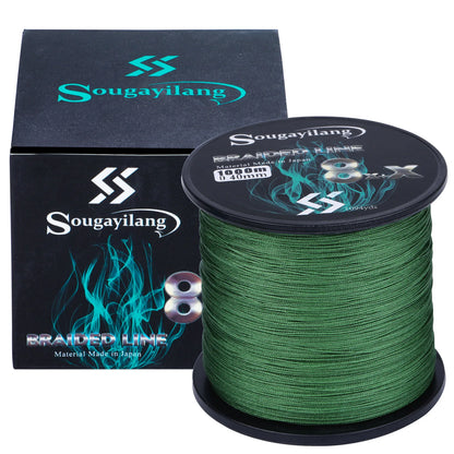 Sougayilang New 9 Strands PE Fishing Line Raid Fishing Line 300M 500M 1000M Multifilament Fishing Wire Carp Fishing Line Tool