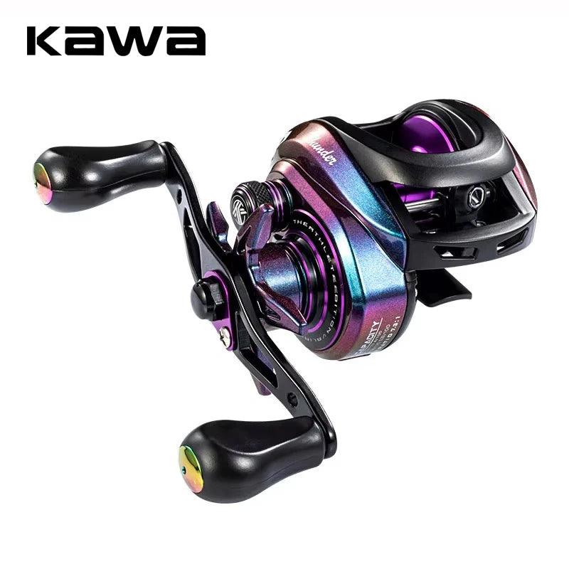 Kawa High-Performance Baitcast Reel with Dual Spools, 8kg Max Drag, 7+1 Bearings, 7.3:1 Gear Ratio, Lightweight Aluminum Design - Wild Frontier Gear LLC