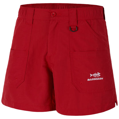 Bassdash Youth 5" Fishing Shorts UPF 50+ Water Resistant Quick Dry Boys Girls Hiking Cargo Shorts with Pockets FP03Y - Wild Frontier Gear LLC