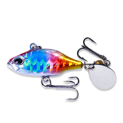 VIB Vibration Spinner Spoon Fishing Lure 5.2cm 8.8g Jigs for Trout and Winter Fishing Tackle - Wild Frontier Gear LLC