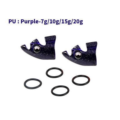 LETOYO 2PCS Luminous EGI for tip run squid lure TR Sinker weight eging for Webfoot Octopus Cuttlefish sea fishing accessories Wild Frontier Gear LLC