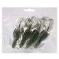 WEIHE 4pcs Beard Shrimp Soft Lure 10cm 10g Fishing Artificial Bait Soft Fishing Lure Simulation Lifelike Prawn Soft Shrimp Bait Wild Frontier Gear LLC
