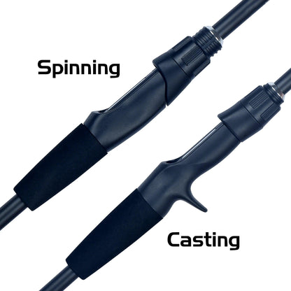 PHISHGER Spinning Baitcasting Travel Carbon Mini Goods For Fishing Rods Casting Weight 5-30g M Fast Ultralight Lure Trout Pole - Wild Frontier Gear LLC