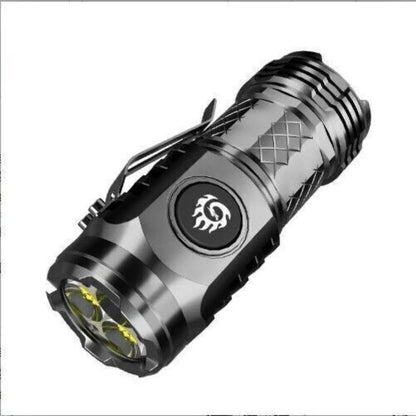Three-Eyed Monster Mini Flashlight Flash Super Power Waterproof Outdoor Travel