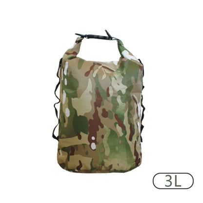 Outdoor Camouflage Waterproof Bag Portable Waterproof Storage Bag  Lightweight Boating Hiking Camping Rafting Storage Backpack