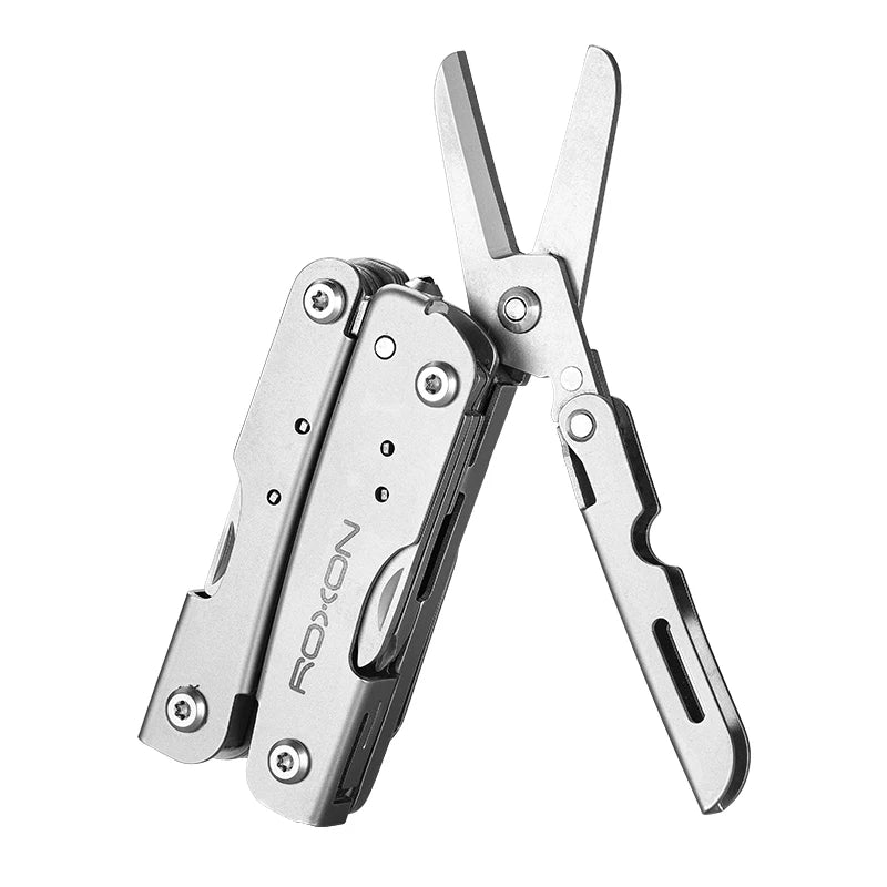 ROXON M2 14 in 1 Mini Multitool Small Lightweight with Folding Scissors Mini Storm Wild Frontier Gear LLC