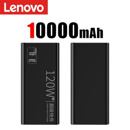 Lenovo 120W High Capacity Power Bank 50000mAh Fast Charging Powerbank Portable Battery Charger For iPhone Samsung Huawei 2025 Wild Frontier Gear LLC
