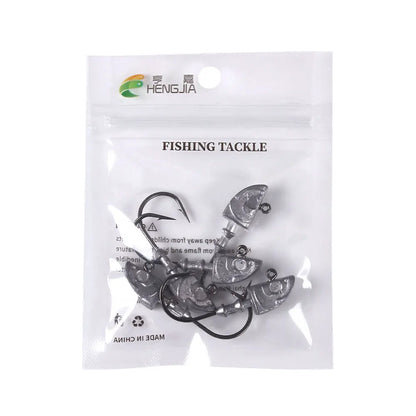 big jig head long hook heavy Triangle Head Hooks  fishing hook soft worm jig Lure Hook Jig Head Fishing Tackle